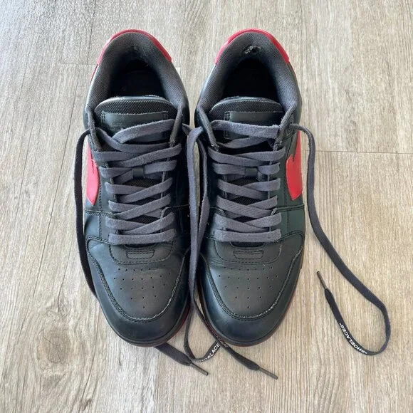 Mens Off-White c/o Virgil Abloh Black Red Sneakers - EU 43 / US 10
